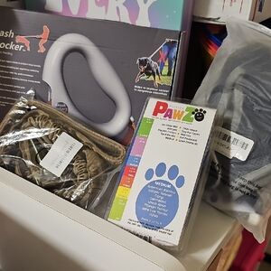 Nwt Bundle PAWZ Medium Dog Boots in Blue #9